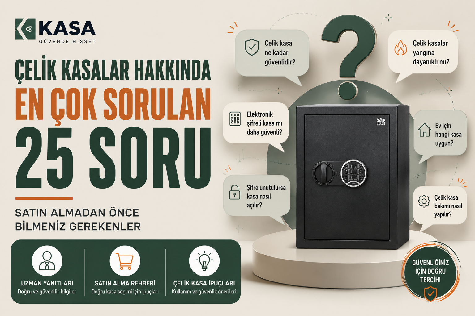 Çelik Kasalar Hakkında En Çok Sorulan Sorular