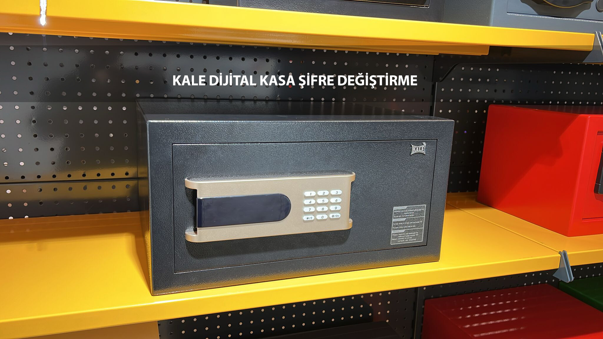 Kale Dijital Kasa Şifre Değiştirme